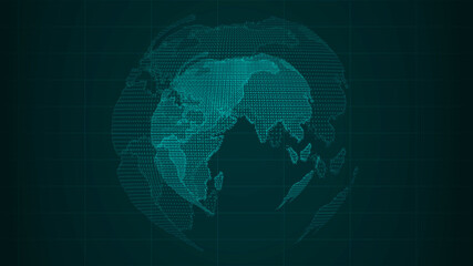 New cyan color technology 3d planet background image,3d earth images