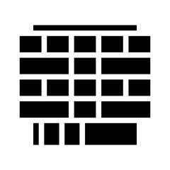 business center glyph icon vector black illustration