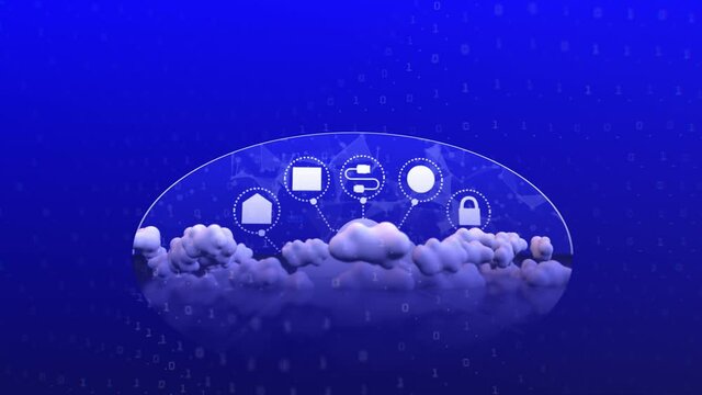 Cloud computing and Big data concept