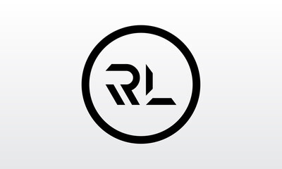 Initial rl letter logo with creative modern business typography vector template. Creative letter rl logo design.