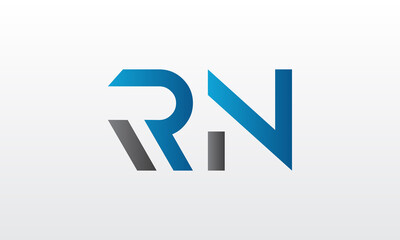 Initial rn letter logo with creative modern business typography vector template. Creative letter rn logo design.