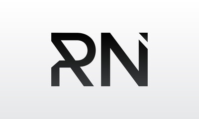 Initial rn letter logo with creative modern business typography vector template. Creative letter rn logo design.