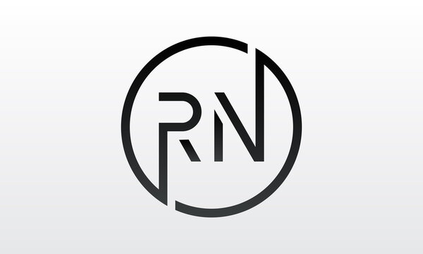 Initial rn letter logo with creative modern business typography vector template. Creative letter rn logo design.