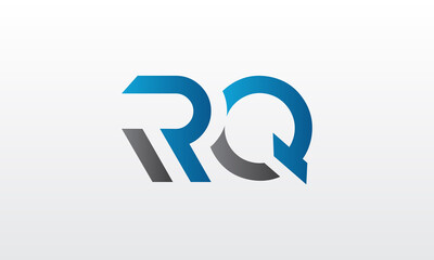 Initial rq letter logo with creative modern business typography vector template. Creative letter rq logo design.