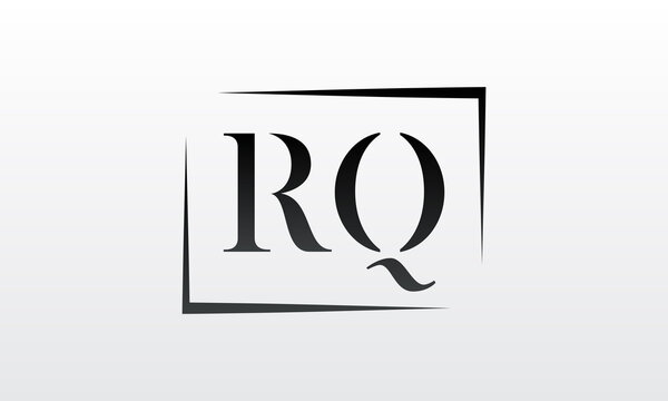 Initial rq letter logo with creative modern business typography vector template. Creative letter rq logo design.