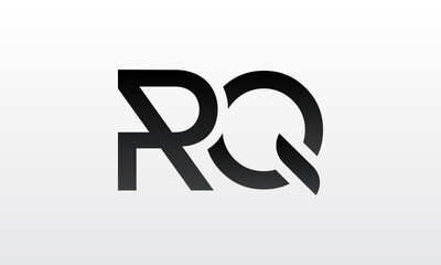 Initial rq letter logo with creative modern business typography vector template. Creative letter rq logo design.