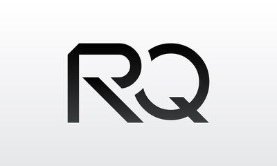 Initial rq letter logo with creative modern business typography vector template. Creative letter rq logo design.