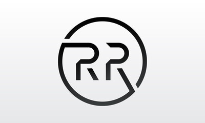 Initial rr letter logo with creative modern business typography vector template. Creative letter rr logo design.