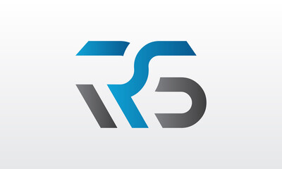 Initial rs letter logo with creative modern business typography vector template. Creative letter rs logo design.