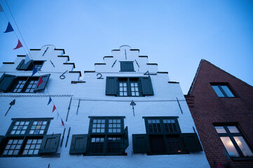 historical houses in friedrichstadt