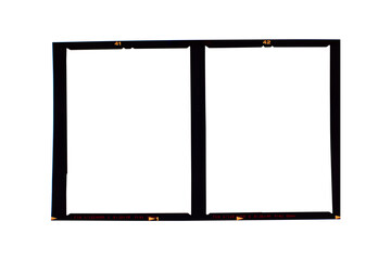 blank frame on white background