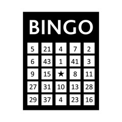 Bingo Board. Vector Illustration