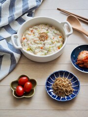 한국의 전통음식 야채죽