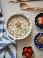 한국의 전통음식 야채죽