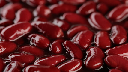 red kidney beans top view 