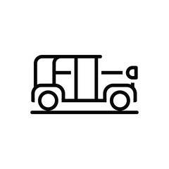 Black line icon for classic