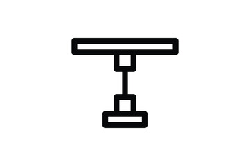 Furniture Outline Icon - Table