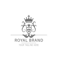 Royal brand illustration vector corporate design for business and company and royal hotel.