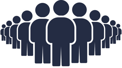 business team icon set, People icons, Group of people, Vector illustration