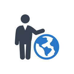 Global business icon
