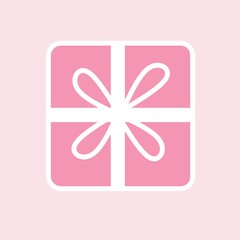 pink gift box
