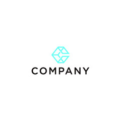 Fototapeta premium letter C logo, simple, modern and sophisticated, easy to apply to various media, and logo that is easy to remember suitable for technology companies.