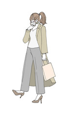 ファッションイラスト_マスク