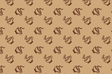 seamless coffee pattern. suitable for wallpapers and backgrounds.