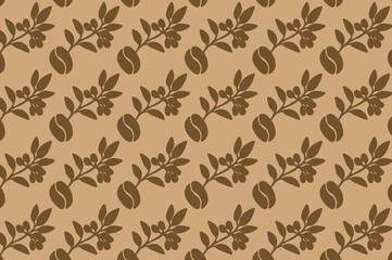 seamless coffee pattern. suitable for wallpapers and backgrounds.