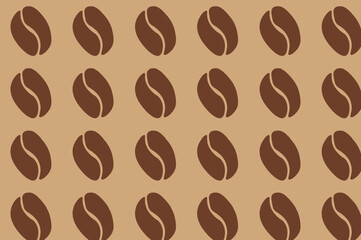 seamless coffee pattern. suitable for wallpapers and backgrounds.