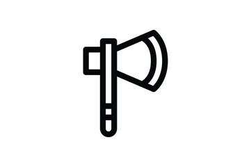 Agriculture Outline Icon - Axe
