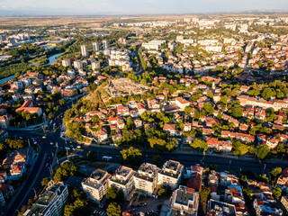 Obraz premium sunset view of City of Plovdiv, Bulgaria