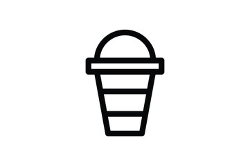Agriculture Outline Icon - Coffee Cup