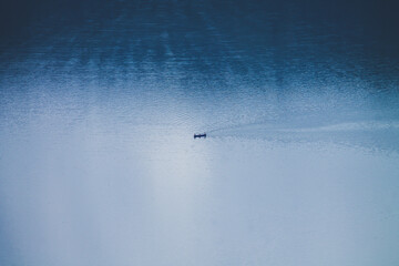 boating in the lake