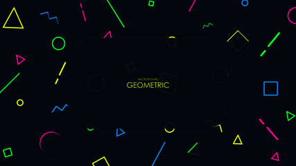 Colorful background template. Easy to use, edit, and recolor.