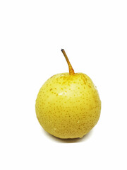 Pear fruits isolated on white background 
