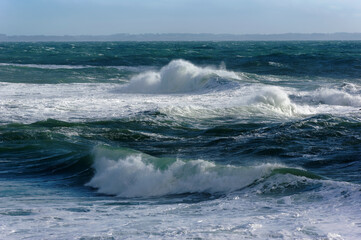 Waves on Quiberon wild coast