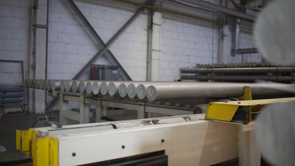 Aluminium extrusion production line factory. Production of Complex lightweight extruded aluminium...