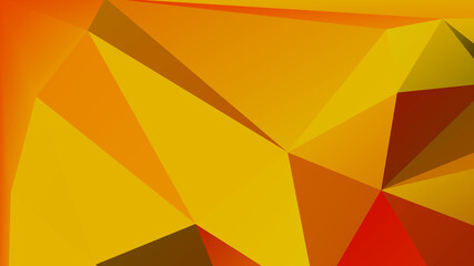 Abstract Orang Color Polygon Background Design, Abstract Geometric Origami Style With Gradient. Presentation,Website, Backdrop, Cover,Banner,Pattern Template