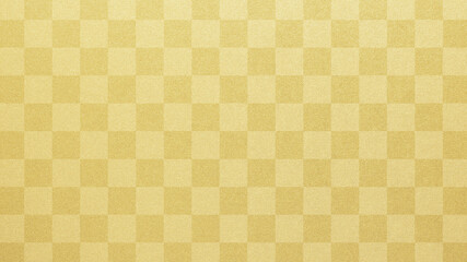 Traditional Japanese pattern drawn with gold leaf