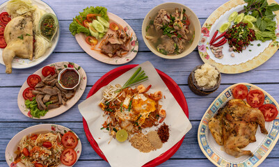 Thai Food Mixed Dishes