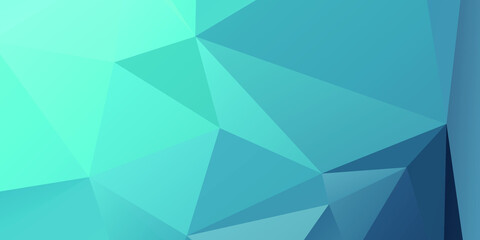 Abstract Blue Color Polygon Background Design, Abstract Geometric Origami Style With Gradient. Presentation,Website, Backdrop, Cover,Banner,Pattern Template