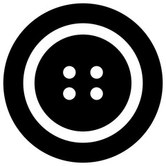 
Button graphic solid icon design 
