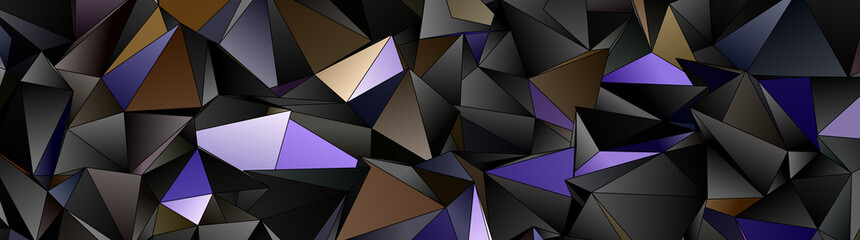 Obraz premium Abstract Low-Poly background. triangulated texture. Design 3d. Polygonal geometrical pattern. Triangular modern style