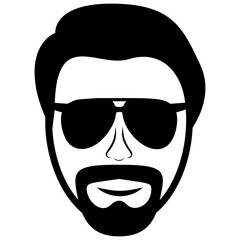 
Adult  man avatar line icon 
