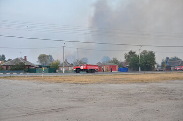 firefighters ' fight against the elements