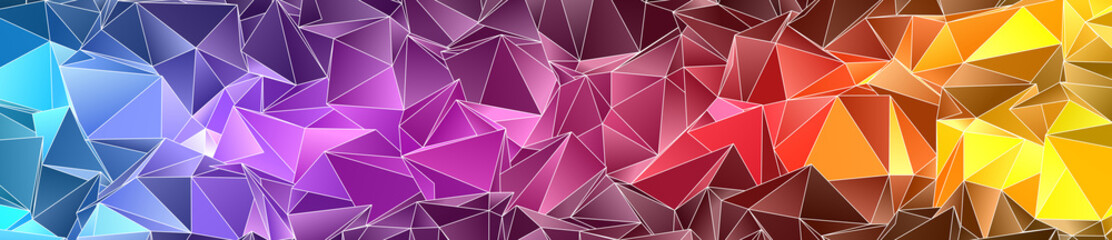 Abstract Low-Poly background. triangulated texture. Design 3d. Polygonal geometrical pattern....
