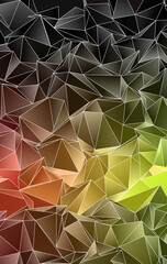 Abstract Low-Poly background. triangulated texture. Design 3d. Polygonal geometrical pattern....