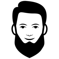 
Male avatar line icon 
