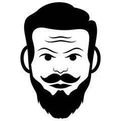 
Male avatar line icon 
